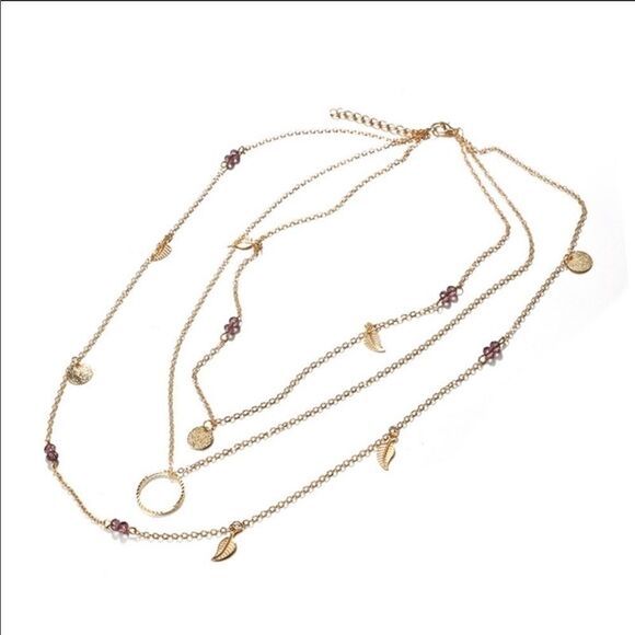 Necklace layered BOHO Versatile Cute Zinc alloy - Picture 8 of 10